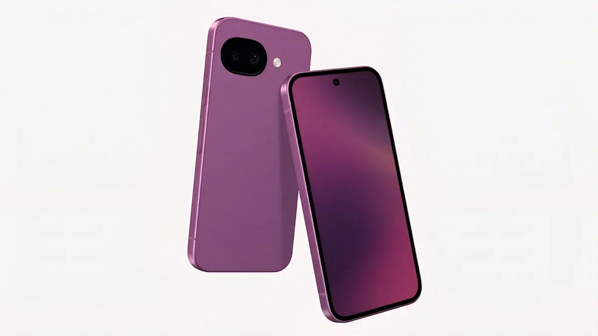 Google Pixel 11a باللون Purple في تصميمه الجديد