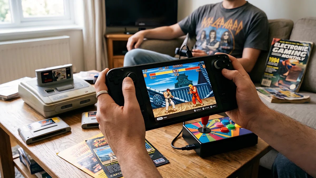 Steam Deck يشغل ألعاب Retro مثل ألعاب 90s وArcade بأسلوب واقعي