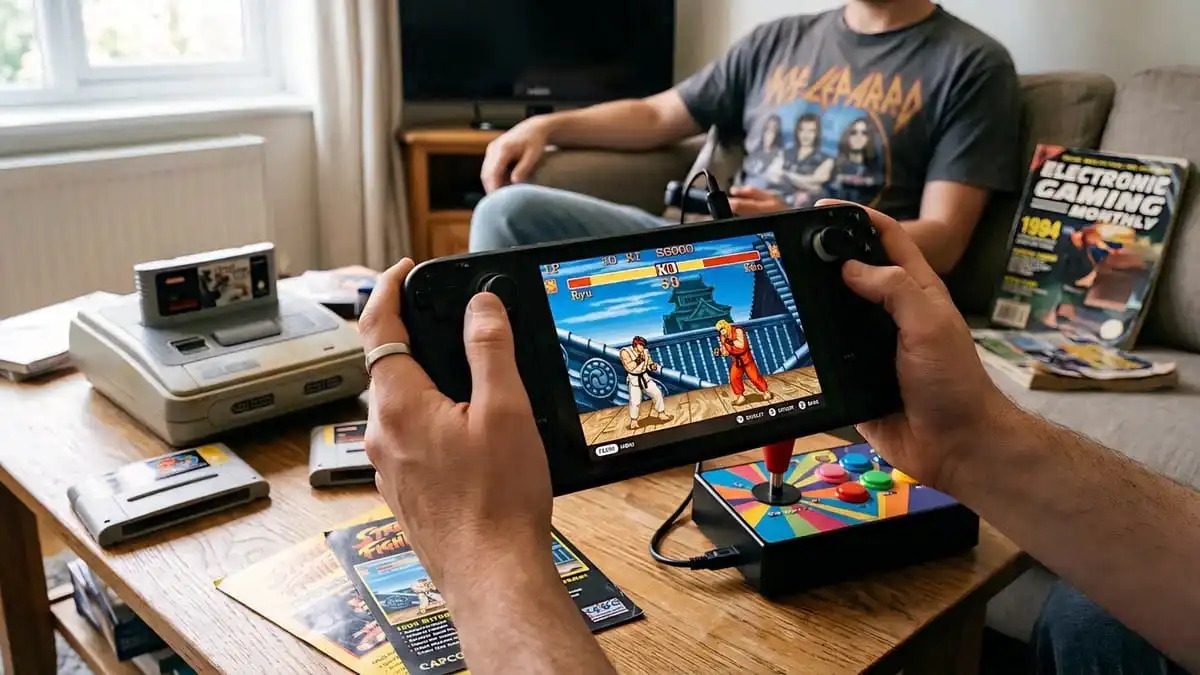 Steam Deck يشغل ألعاب Retro مثل ألعاب 90s وArcade بأسلوب واقعي