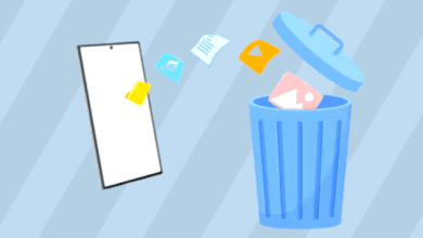 ميزة سلة المهملات المحدثة في تطبيق My Files على أجهزة Galaxy بواجهة One UI 6.0