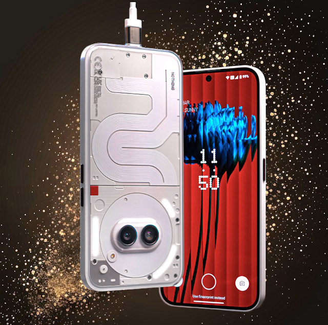 هاتف Nothing Phone 2A Plus يدكعم شبكه الجيل الخامس 5G