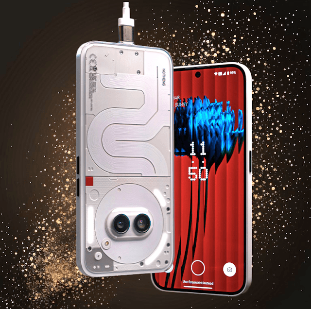 هاتف Nothing Phone 2A Plus يدكعم شبكه الجيل الخامس 5G