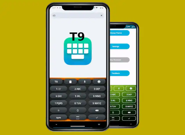اختيار اللوحة المفاتيح T9