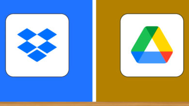 جدول مقارنة بين google disc وDropbox: أيهما الأفضل؟