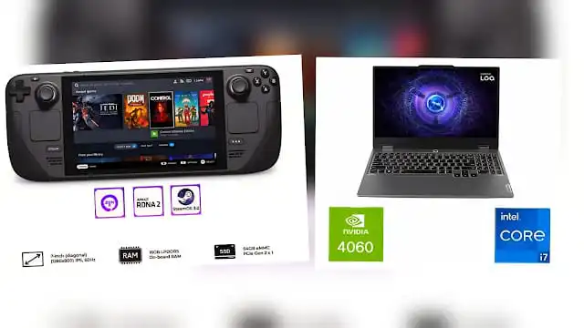 أيهما أفضل للألعاب Steam Deck وLenovo