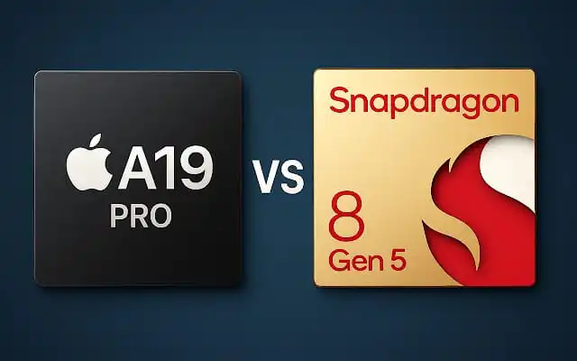 معالج Snapdragon 8 Gen 5 معالج A19 Pro