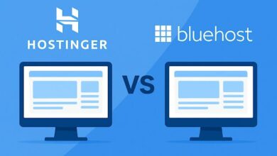 مقارنة Hostinger vs Bluehost | أي استضافة أفضل لموقعك في 2025؟