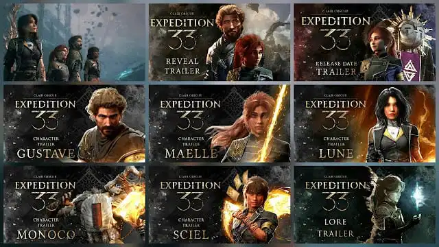 الشخصيات الرئيسية في لعبه Clair Obscur Expedition 33 لعبه Clair Obscur Expedition 33 تحصد لقب لعبة السنة في The Game Awards 2025
