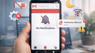 حل مشكلة إشعارات Gmail لا تعمل على أندرويد: 12 حل فعّال (2026)