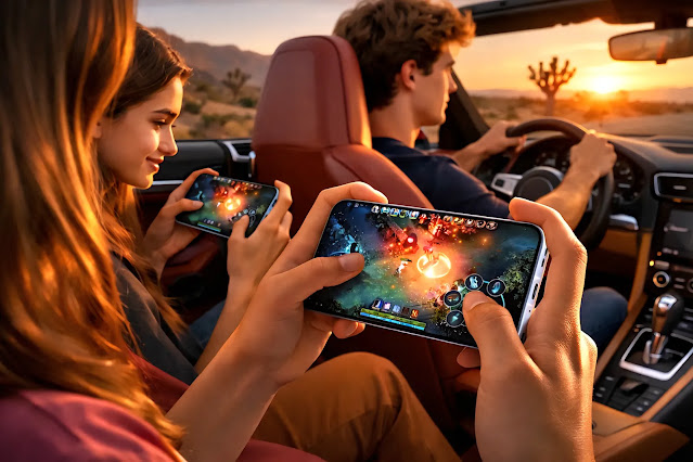 تشغيل لعبة موبايل ثلاثية الأبعاد بسلاسة على هاتف OPPO Reno15 Pro 5G بفضل AI HyperBoost 2.0 ألعاب حقيقية على OPPO Reno15 Pro 5G أثناء الاستخدام اليومي