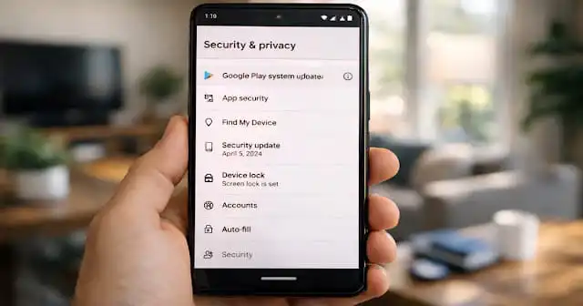 Settings > Security & Privacy