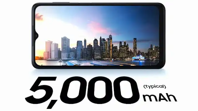كم سعه بطارية Samsung Galaxy A13