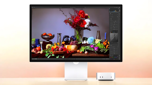 عند توصيلها بجهاز Mac، تمنح شاشة Studio Display تجربة مستخدم مميزة لمختلف المحترفين، بدءًا من المصورين الذين يحررون الصور في Adobe Lightroom، إلى المصممين الذين يصنعون الإبداعات في Adobe Illustrator، وصولاً إلى منتجي الموسيقى الذين يعملون على Pro Tools.