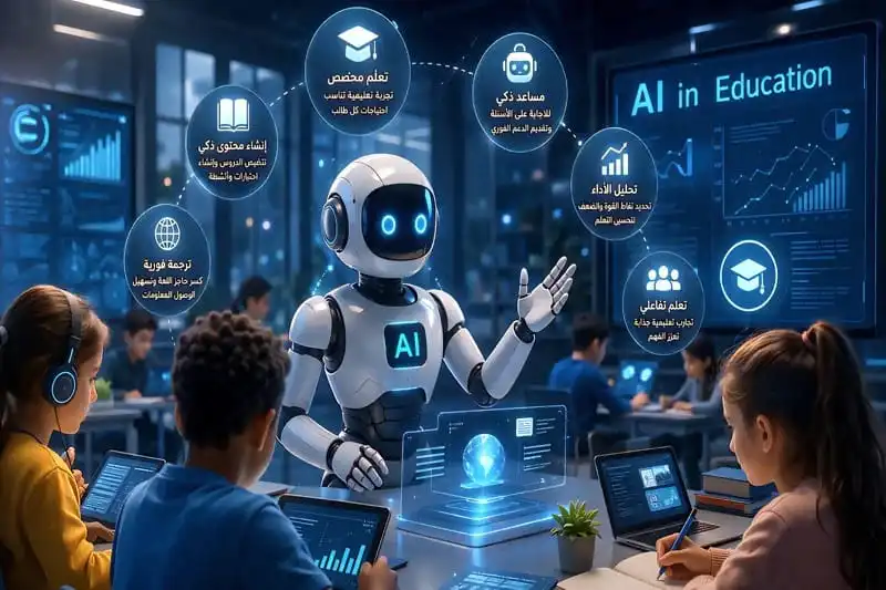 تطبيقات الذكاء الاصطناعي في التعليم