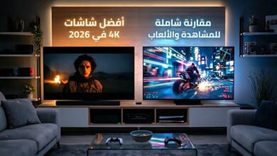 أفضل شاشات 4K في 2026| مقارنة شاملة للمشاهدة والألعاب