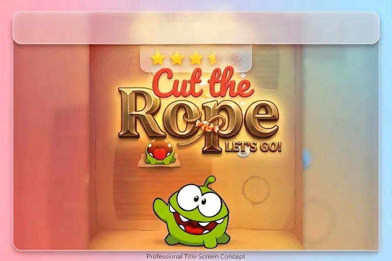 Cut the Rope تحدي التفكير وحل الألغاز بطريقة ممتعة