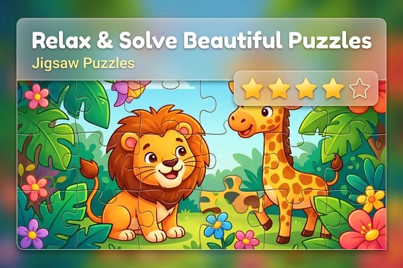 Jigsaw Puzzles لعبة تركيب الصور لتنمية التركيز
