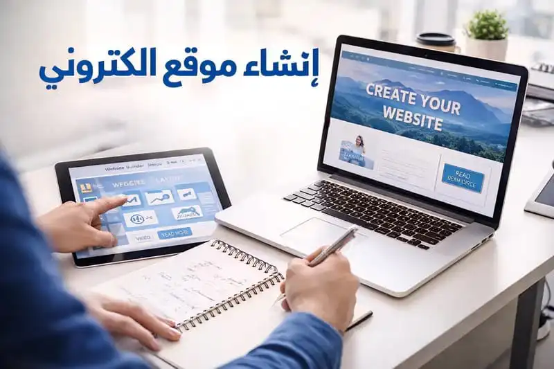 انشاء موقع الكتروني| دليل عملي للمبتدئين خطوة بخطوة