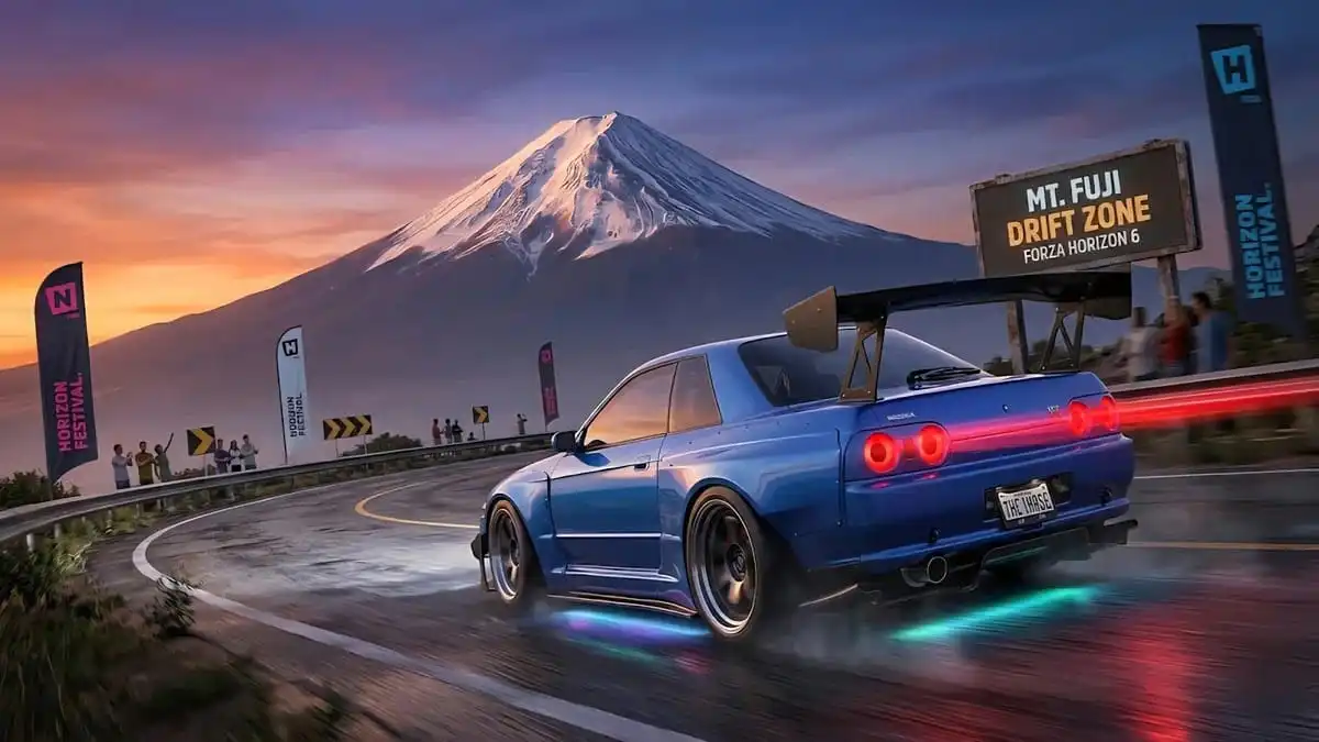 سيارة يابانية معدلة بالكامل كـ "حصان أسود" في مواجهة التحدي في لعبه Forza Horizon 6 سيارة يابانية معدلة بالكامل كـ "حصان أسود" في مواجهة التحدي في لعبه Forza Horizon 6