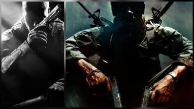 غلاف مدمج يجمع بين الغلاف الأصلي للعبة Black Ops 1 والغلاف الأصلي للعبة Black Ops 2 في لقطة حصرية لنسخ الألعاب القادمة لمنصة PS5
