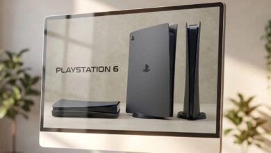 الشكل والتصميم المتوقع لجهاز سوني PlayStation 6 الفاخر.