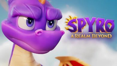 الغلاف الترويجي الرسمي المعتمد للتنين سبايرو في لعبة A Realm Beyond الجديدة