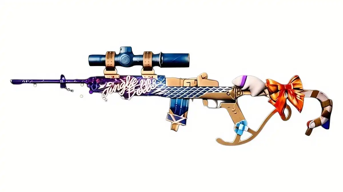 سكن Yule Sleigh لسلاح Mini14 في PUBG بعد عودته لفترة محدودة ضمن فعالية Black Market 2026