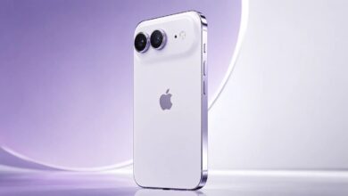 تصميم تخيلي لهاتف iPhone Air 2 يظهر الهيكل فائق النحافة والكاميرا الخلفية المزدوجة وفقًا لأحدث تسريبات آبل.