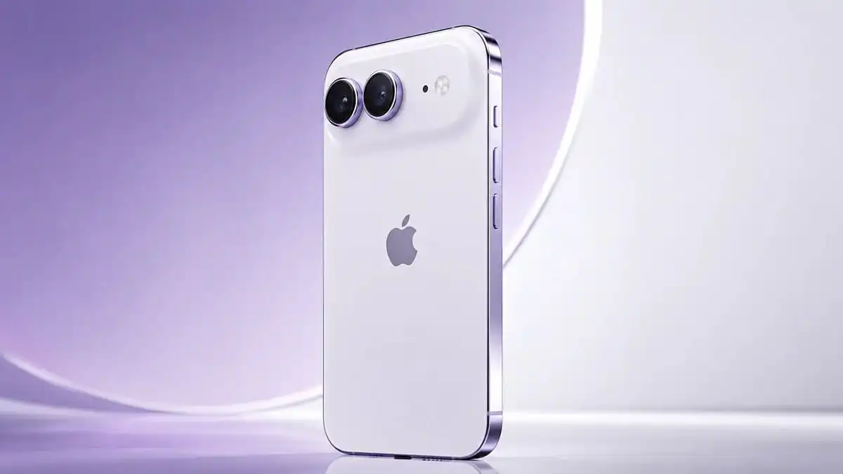 تصميم تخيلي لهاتف iPhone Air 2 يظهر الهيكل فائق النحافة والكاميرا الخلفية المزدوجة وفقًا لأحدث تسريبات آبل.