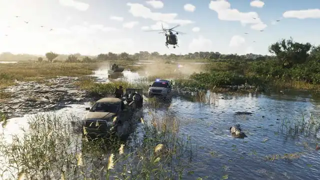 "مطاردة بالسيارات في عالم GTA 6 المفتوح"