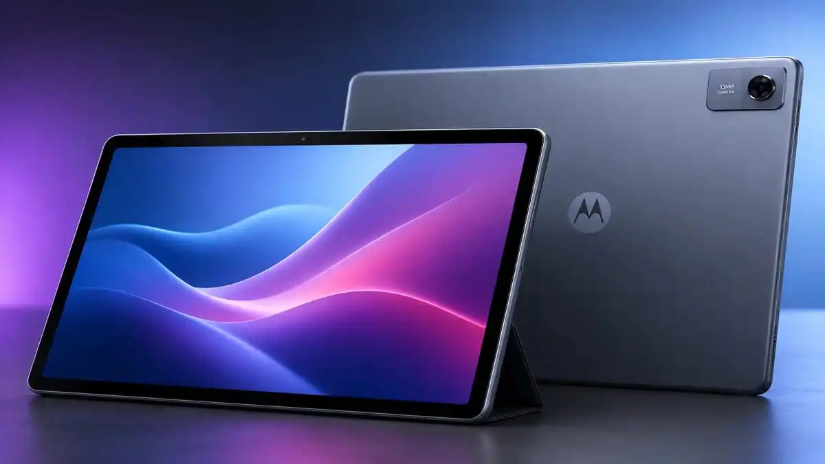 صورة جهاز Lenovo Tab K12 الذي تشير التسريبات إلى أنه قد يشكل أساس جهاز Motorola Moto Pad 70 المتوقع.