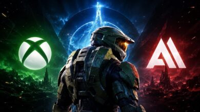 صورة توضيحية لشائعة تربط بين Xbox وActivision بشأن إدارة سلسلة Halo.