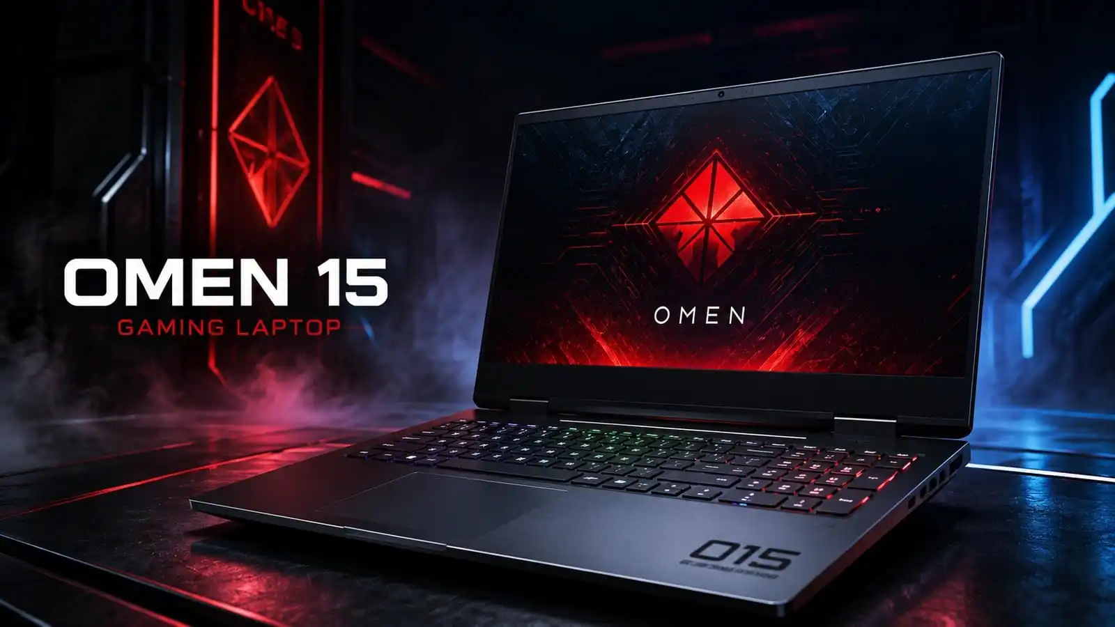 HP HyperX Omen 15 gaming laptop with Intel Core Ultra 9 290HX processor and 180Hz display