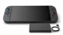 Nintendo Switch 2 with a removable battery shown outside the device in compliance with upcoming EU battery regulations