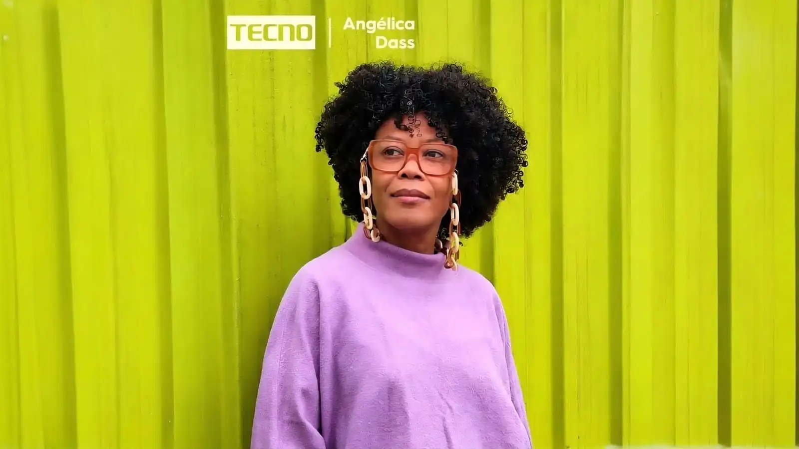 الفنانة Angélica Dass خلال مبادرة TECNO 100 Portraits of Becoming لتصوير الأشخاص بدون فلاتر