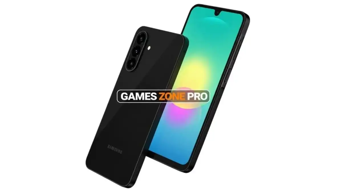 تصور توضيحي لهاتف Samsung Galaxy A18 يظهر الواجهة الأمامية والخلفية