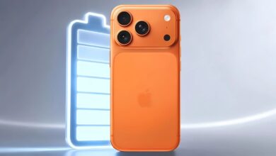تصميم تخيلي لهاتف iPhone 18 Pro Max مع بطارية كبيرة يرمز إلى زيادة سعة البطارية وفق أحدث التسريبات