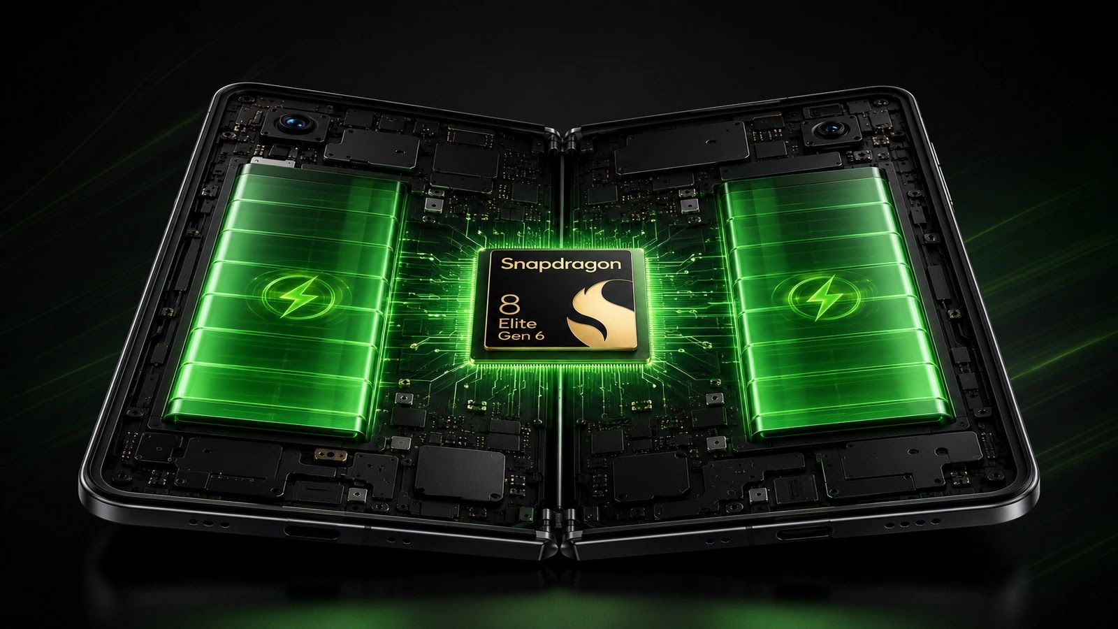 معالج Snapdragon 8 Elite Gen 6 وبطارية ضخمة في OPPO Find N7 معالج Snapdragon 8 Elite Gen 6 بتقنية 2 نانومتر تشير التسريبات إلى أن OPPO Find N7 سيعمل بمعالج Snapdragon 8 Elite Gen 6، والذي يحمل رقم الطراز SM8950، ويُتوقع أن يُصنع بدقة 2 نانومتر. ومن المنتظر أن يوفر المعالج الجديد أداءً أعلى مع استهلاك أقل للطاقة، إضافة إلى تحسينات كبيرة في الذكاء الاصطناعي ومعالجة الرسومات مقارنة بالجيل الحالي. بطارية ضخمة قد تصل إلى 6500 مللي أمبير من أبرز المعلومات التي كشفها التسريب أن أوبو تختبر بطارية تبدأ سعتها بالرقم 6، بينما تشير النماذج الأولية الحالية إلى بطارية تبلغ حوالي 6500 مللي أمبير. وفي حال تأكدت هذه المواصفات، فقد يصبح Find N7 من بين أفضل الهواتف القابلة للطي من حيث عمر البطارية، وهو أمر طالما طالب به المستخدمون.