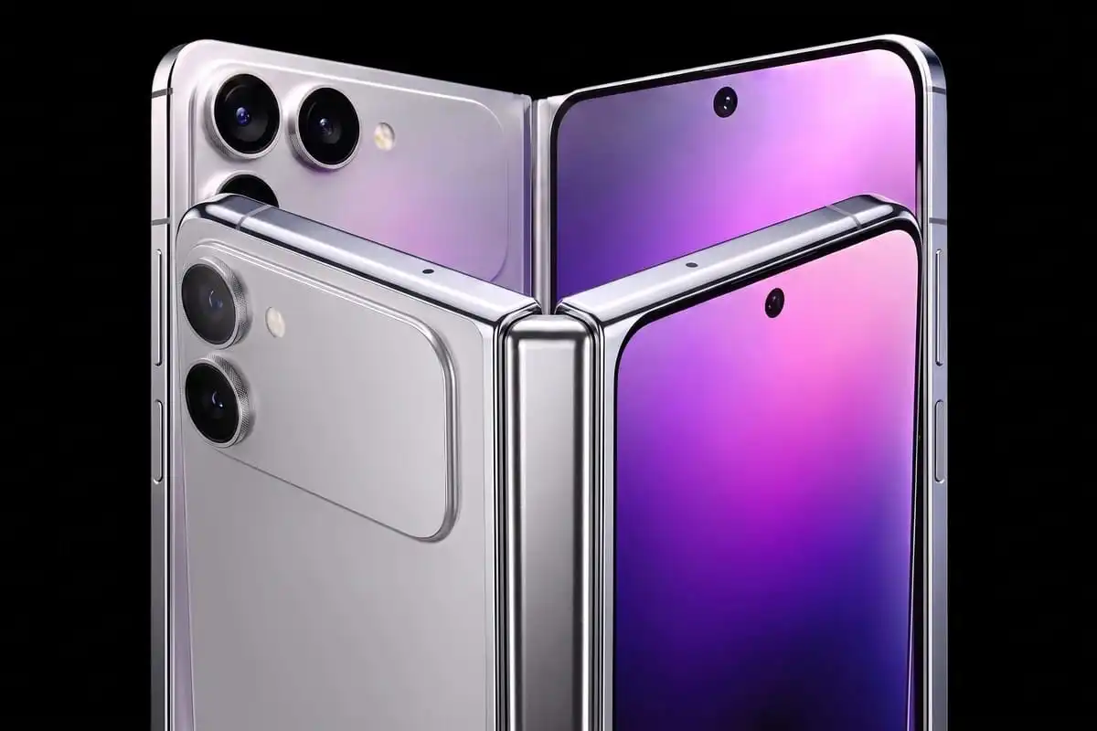 تصور لهاتف iPhone Ultra القابل للطي مع التركيز على تصميم المفصلة وفقًا لأحدث التسريبات