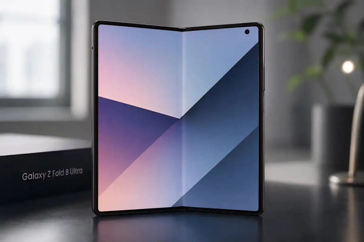 Galaxy Z Fold 8 Ultra يظهر في فيديو مسرب بشاشة تكاد تخلو من التجعد