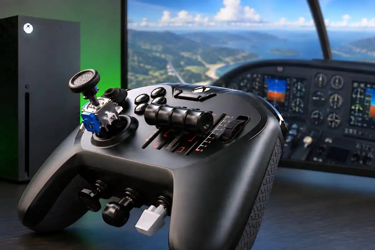 وحدة Echo Aviation Controller XPC الجديدة المخصصة لأجهزة Xbox للعبة Microsoft Flight Simulator