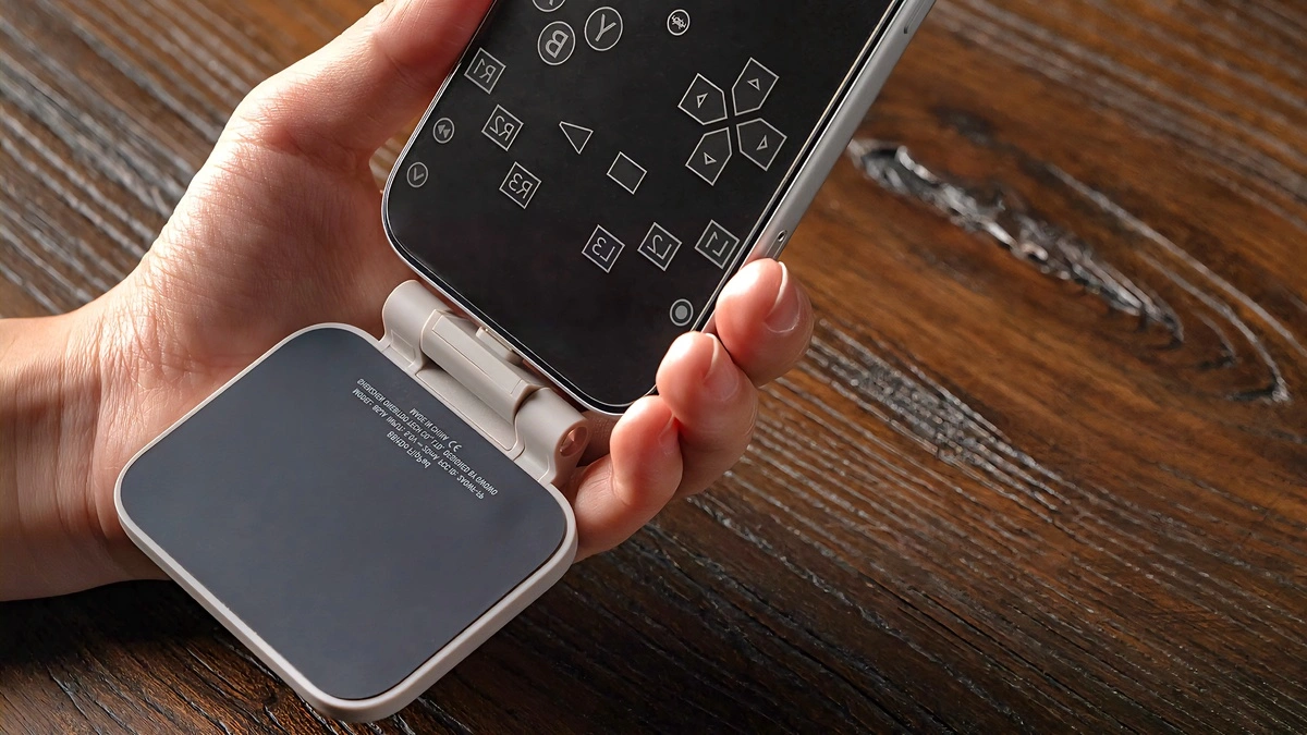 ذراع ألعاب 8BitDo FlipPad بتصميم قابل للطي لسهولة الاستخدام مع الهاتف 