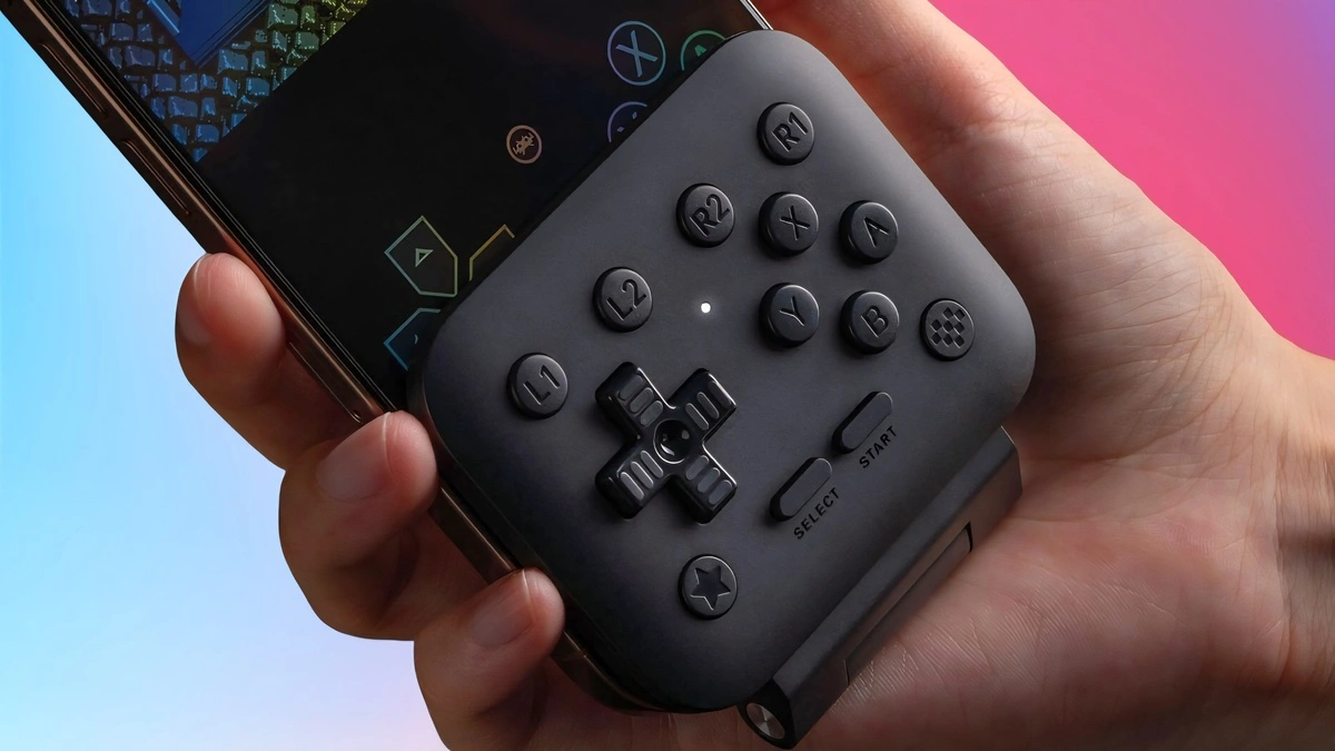 ذراع ألعاب 8BitDo FlipPad للهاتف بتصميم مستوحى من Game Boy