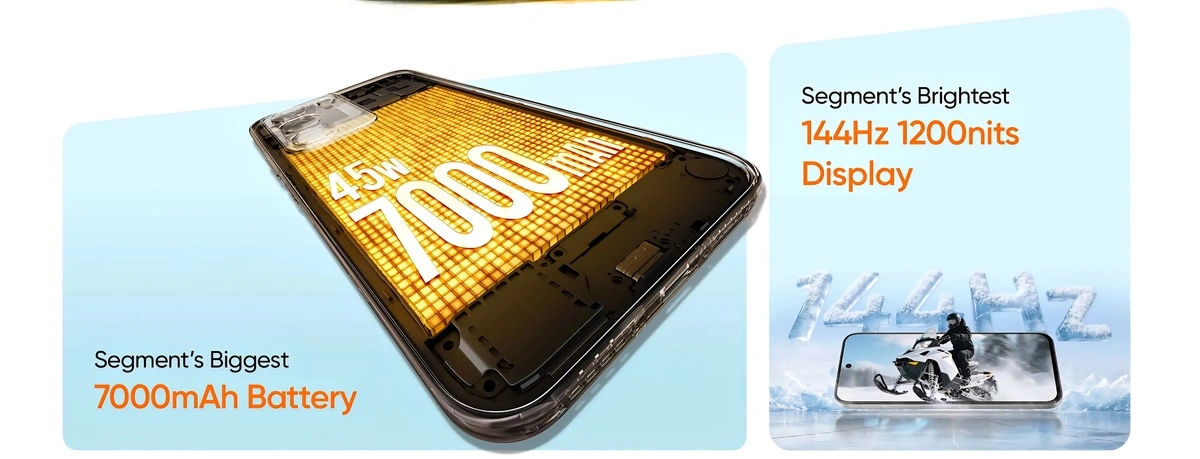 شاشة 144Hzوبطارية ضخمة لهاتف realme 16x 5G
