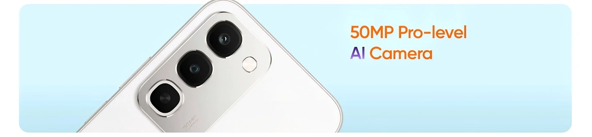 كاميرات realme 16x 5G بدقة 50 ميجابكسل وأخرى بدقة 5 ميجابكسل