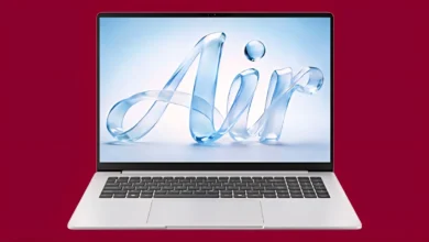 Lecoo Air16 Core5 315 بشاشة 16 بوصة بدقة 2.5K وتردد 120Hz