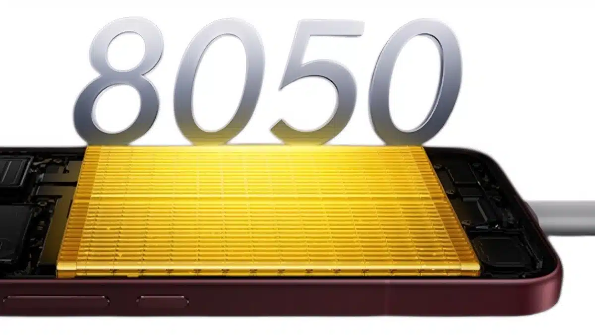 بطارية POCO F9 Ultra بسعة 8050mAh مع شحن سريع 100W