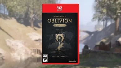 Oblivion Remastered Switch 2 والنسخة الفيزيائية على الخرطوشة