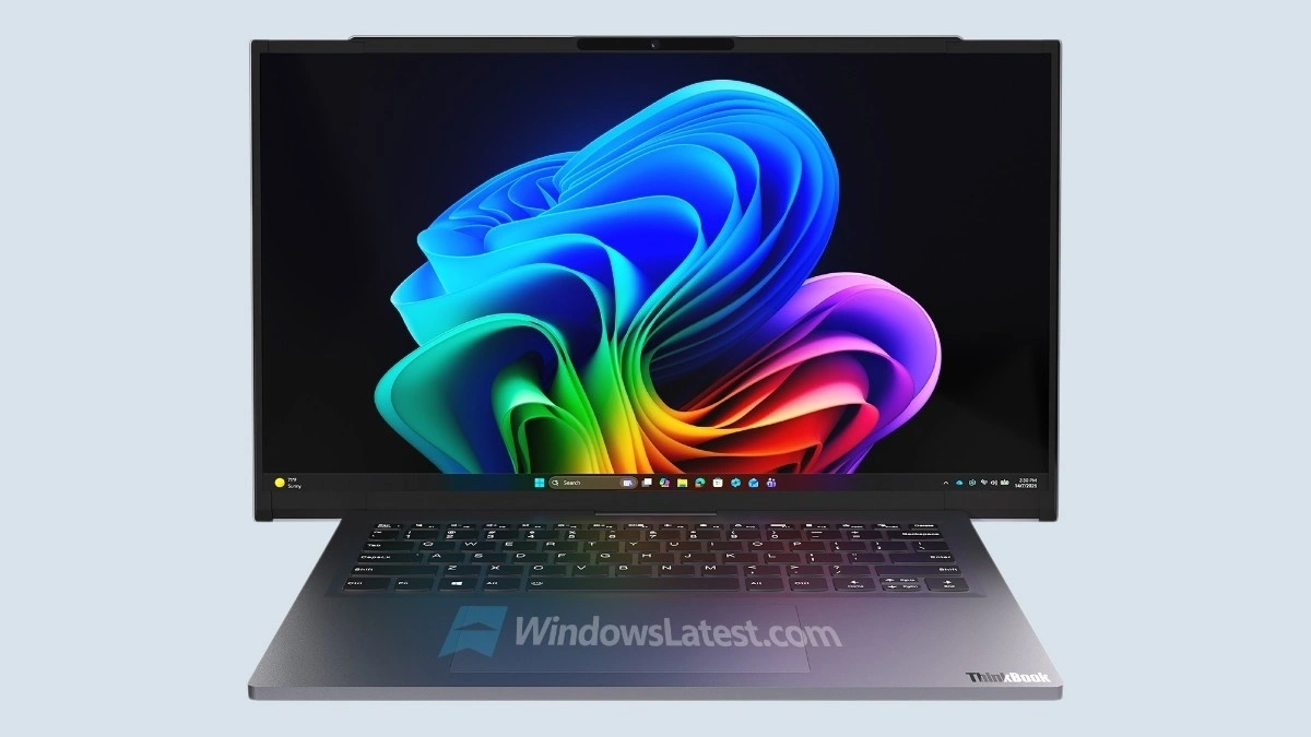 صور نشرها موقع Windows Latest لجهاز Lenovo Project Swan يحمل اسم ThinkBook