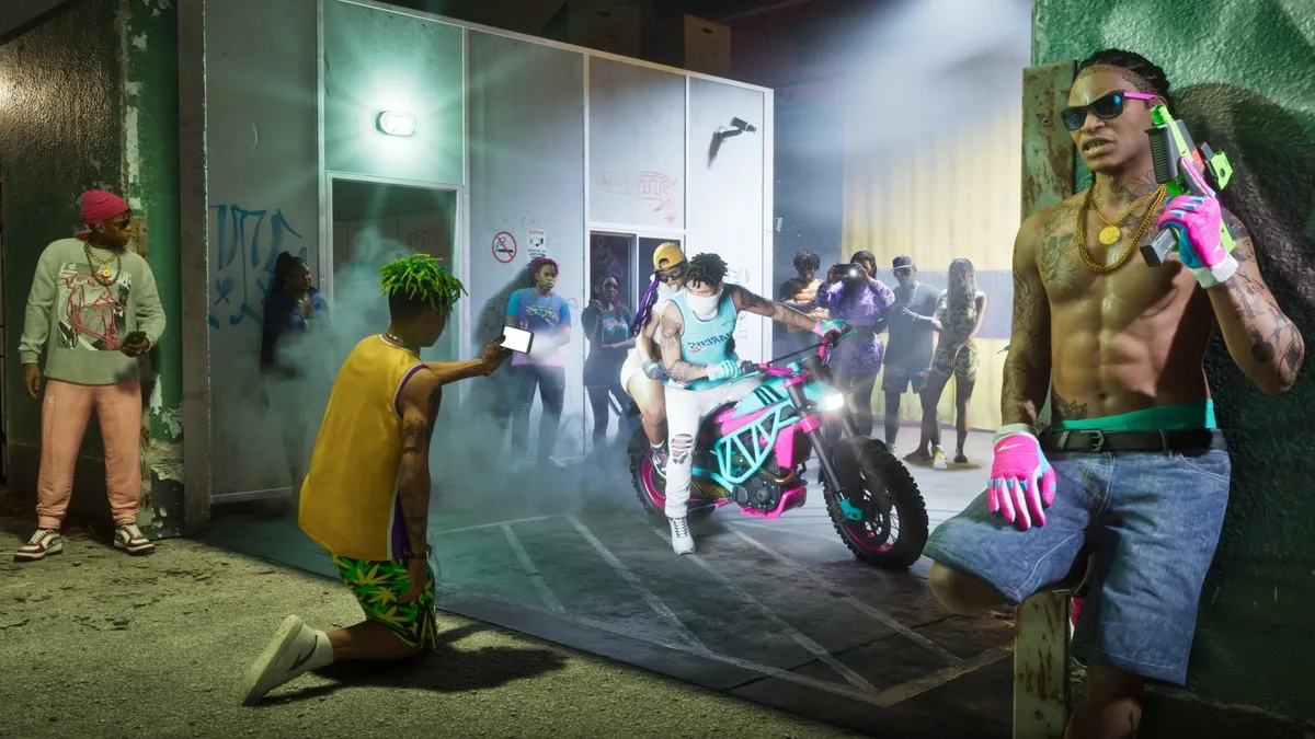 مجمع عصابات في GTA 6 يمكن اقتحامه لسرقة المال والمخدرات